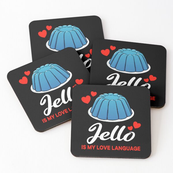 Item preview, Blue Jello is my Love Language Funny designed and sold by jonmlam.