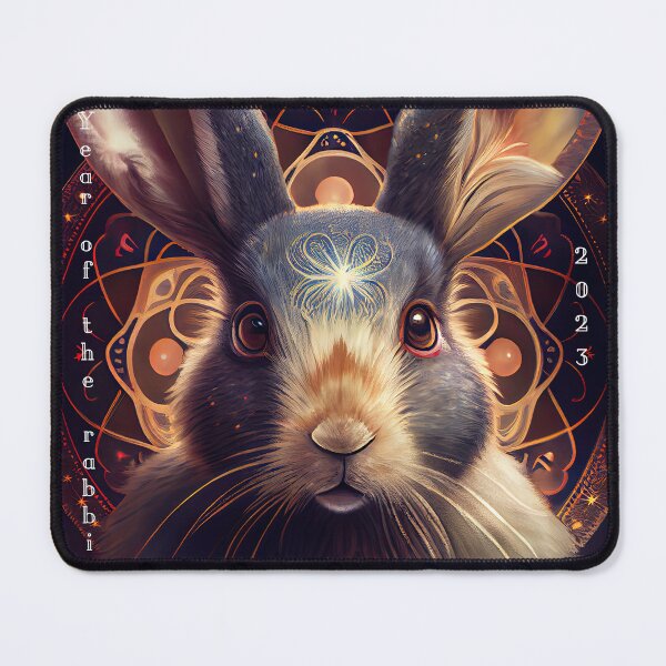 Item preview, Year of the Rabbit 2023 dark background designed and sold by art8085.