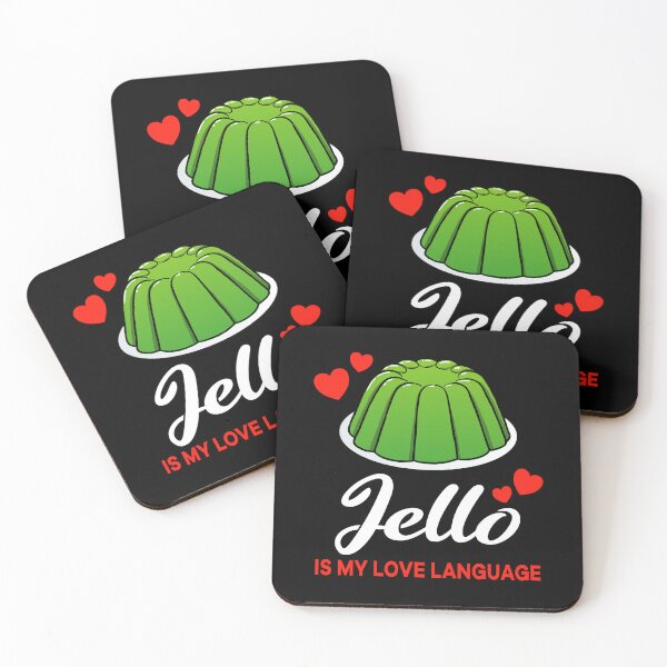Item preview, Green Jello is my Love Language Funny designed and sold by jonmlam.