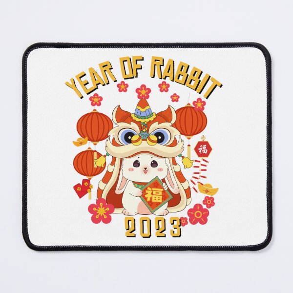 Item preview, Rabbit of Happiness - Dancing Lion Chinese Rabbit : Year 2023 designed and sold by kongju.