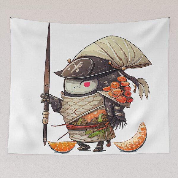 Item preview, Sushi Dressed Up as a Samurai designed and sold by Marcel  Iseli.
