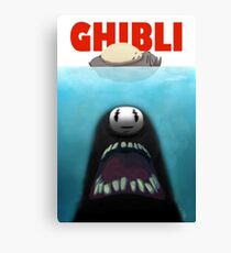 Ghibli Jaws Canvas Print