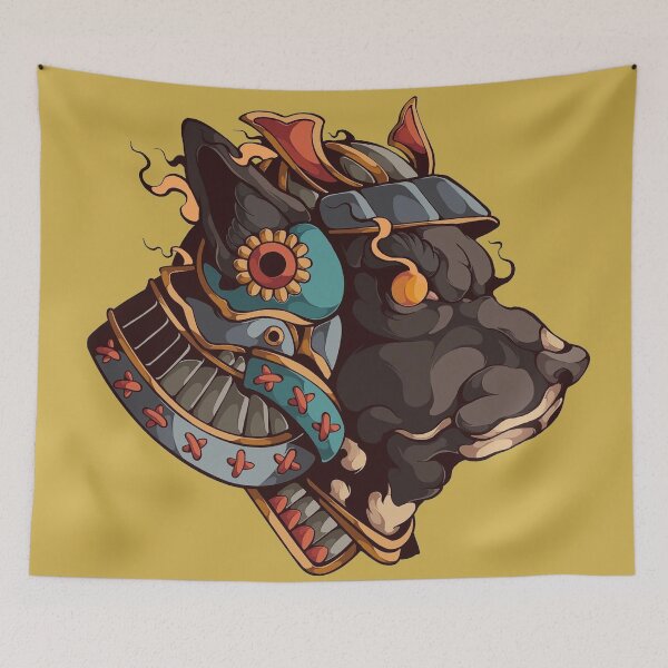 Item preview, samurai dog designed and sold by batizzz.