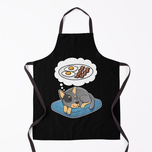 Item preview, Australian Cattle Dog dreaming about Bacon and Eggs designed and sold by DoggieDelights.
