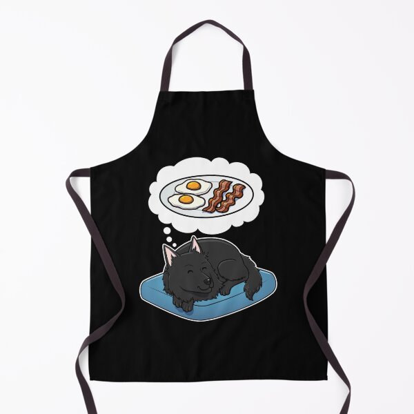 Item preview, Belgian Sheepdog dreaming about Bacon and Eggs designed and sold by DoggieDelights.