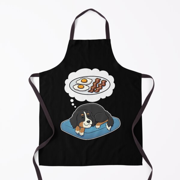 Artikelvorschau, Bernese Mountain Dog dreaming about Bacon and Eggs entworfen und verkauft von DoggieDelights.