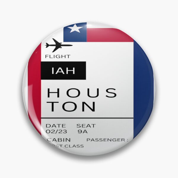 Item preview, Houston boarding pass template designed and sold by YusraAiman.
