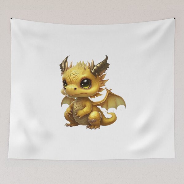Item preview, Fiercely Adorable Chibi Dragon Design designed and sold by TheChibiStore.