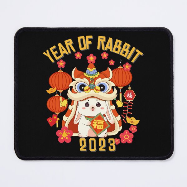 Item preview, Dancing Lion Chinese Rabbit - Rabbit of Happiness : Year 2023 designed and sold by kongju.