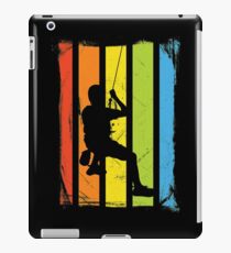 Rainbow Rock Climbing Distressed iPad Case/Skin