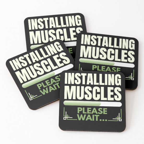 Item preview, Best selling - Installing muscles, Please Wait... designed and sold by AB-NewStyle.