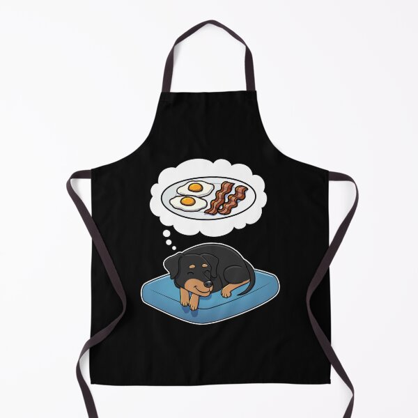 Artikelvorschau, Miniature Pinscher dreaming about Bacon and Eggs entworfen und verkauft von DoggieDelights.