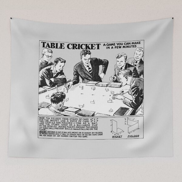 Item preview, TABLE CRICKET! - ADVERT designed and sold by ThrowbackAds.