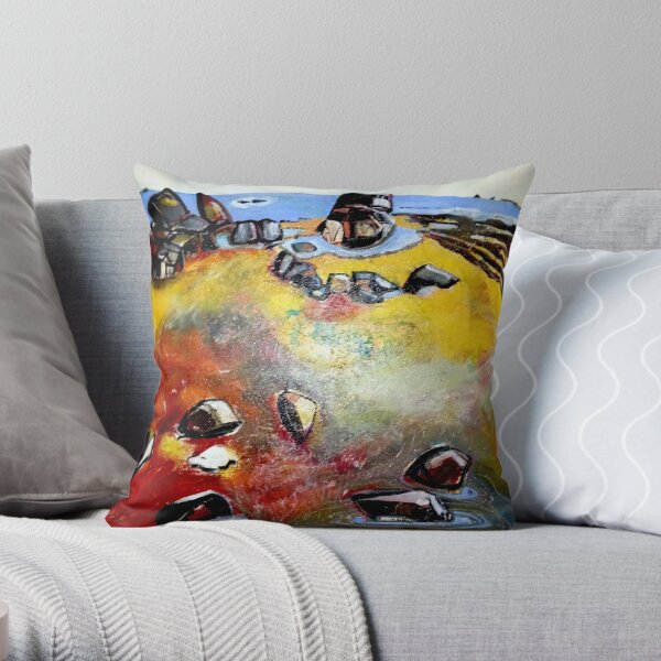woolamai bay philip island Throw Pillow