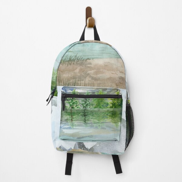 Item preview, Watercolour mountain forest landscape designed and sold by FASHIONGALLERIA.