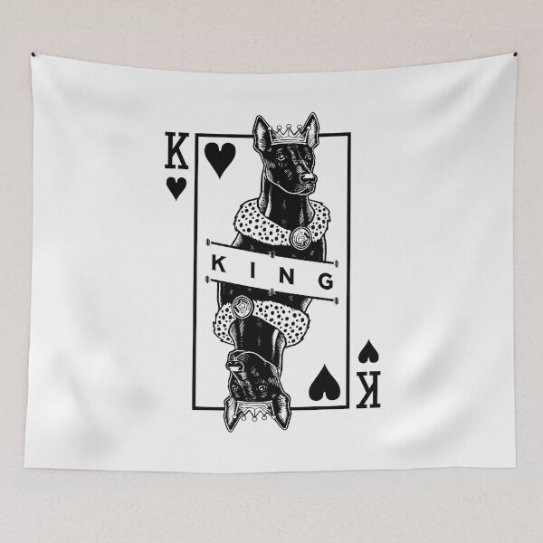 Item preview, Xoloitzcuintle King Of Hearts Funny Xolo Dog Lover Pop Art designed and sold by GrandeDuc.