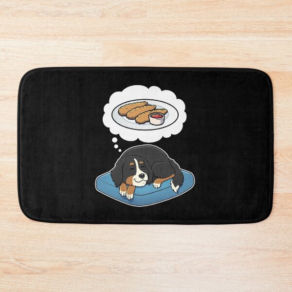 Item preview, Bernese Mountain Dog dreaming about Chicken Tenders designed and sold by DoggieDelights.