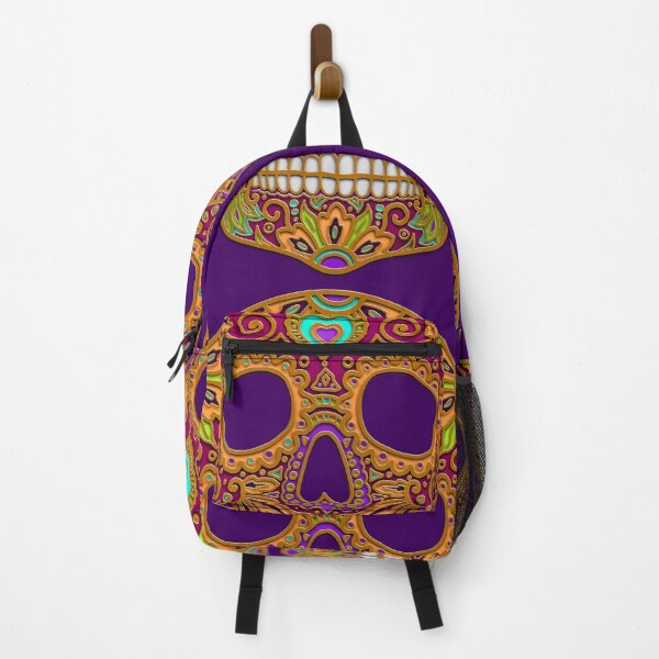 Item preview, magenta candy skull designed and sold by Maxine Gadd.
