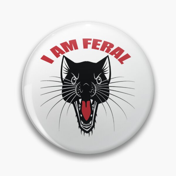 Item preview, I am feral - tasmanian wild cat   designed and sold by jennyjacksonaj.