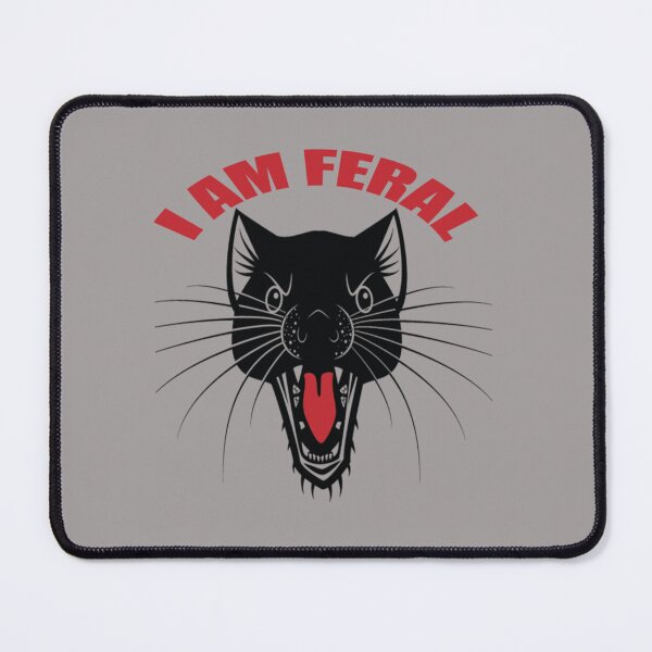 Item preview, I am feral - tasmanian wild cat   designed and sold by jennyjacksonaj.