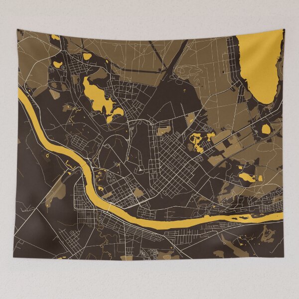 Item preview, Daugavpils City Map of Latvia - Pastel designed and sold by deMAP.