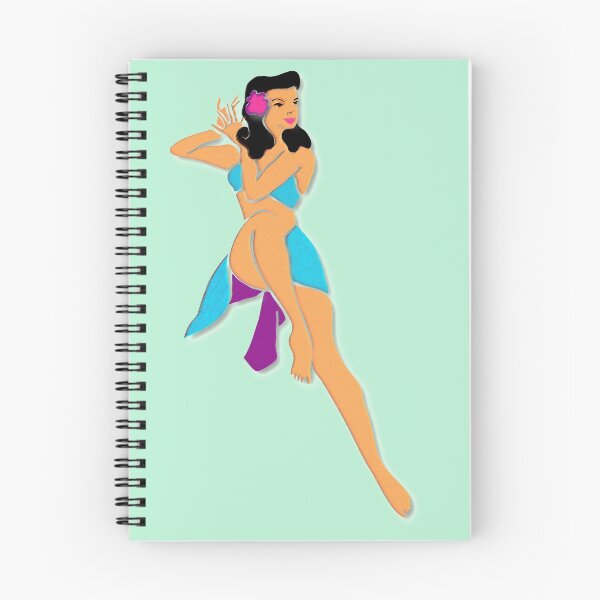Item preview, Beach babe 50s pin up Moonlight swim designed and sold by patjila.