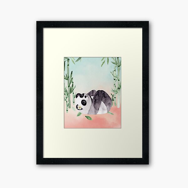 Aperçu de l'œuvre Panda culbutant mignon créée et vendue par Decolarity.
