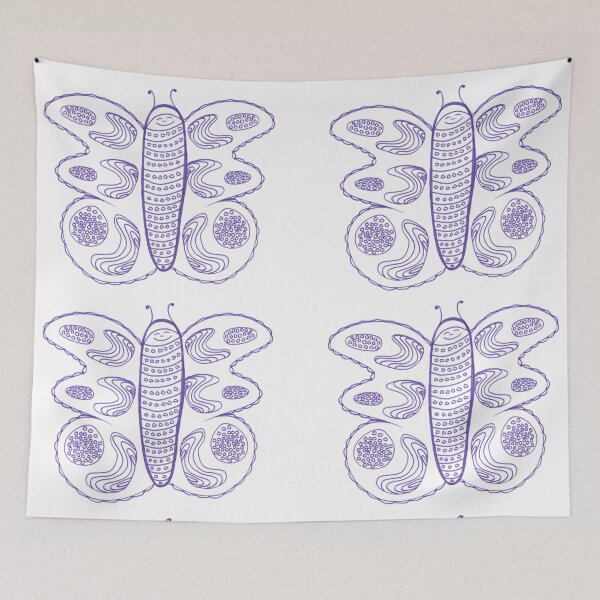 Item preview, Pretty Purple  Friendly Flutterby designed and sold by KazM.