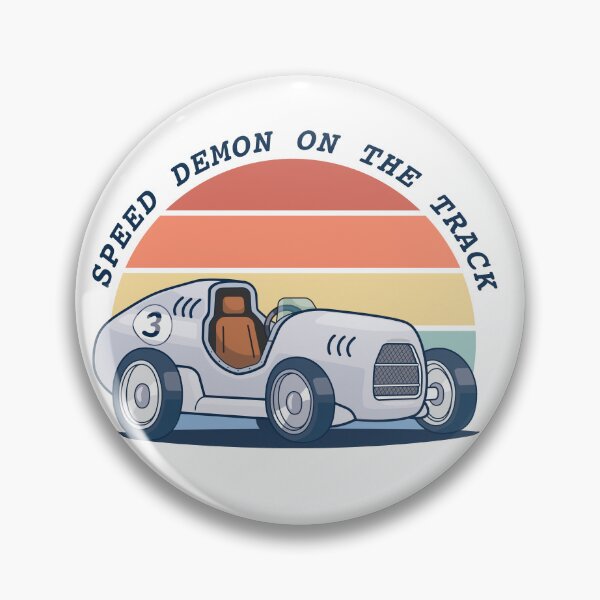 Item preview, Retro GP car - Speed Demon designed and sold by Ellisano.