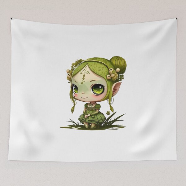Item preview, Swamp Princess Chibi designed and sold by TheChibiStore.