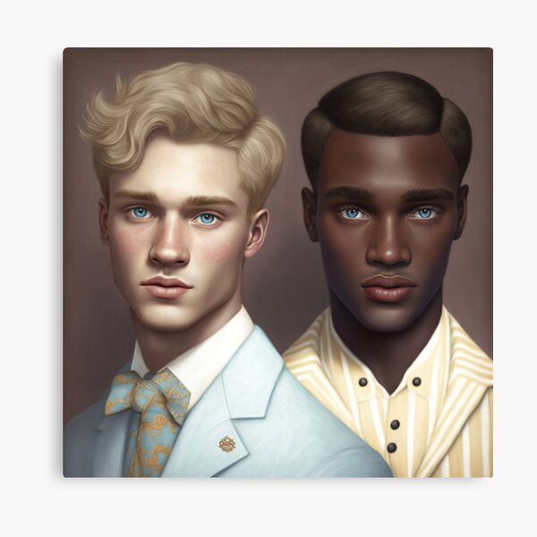 Handsome Boys Canvas Print