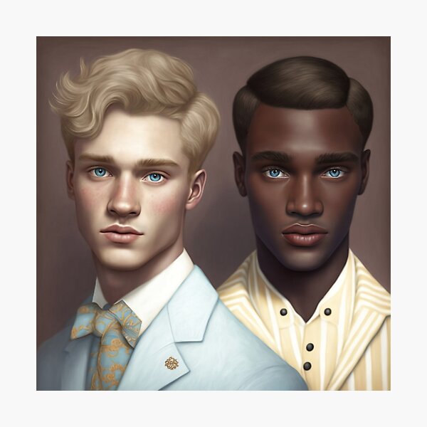 Handsome Boys Photographic Print
