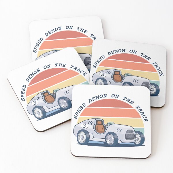 Item preview, Retro GP car - Speed Demon designed and sold by Ellisano.