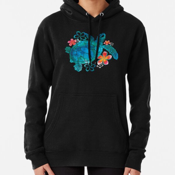 Item preview, Sea Turtle with Flowers designed and sold by kreinholds.