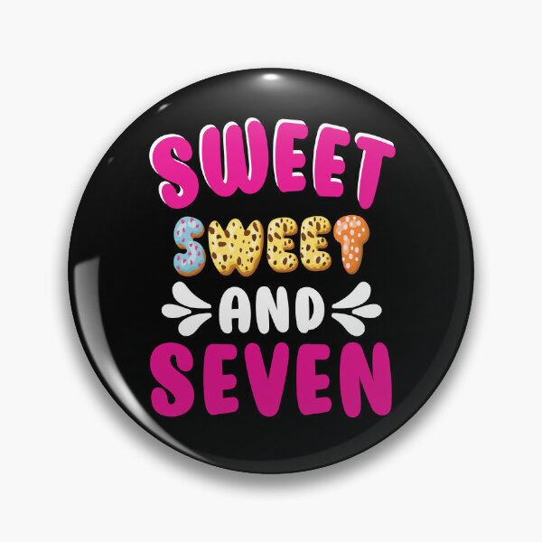 Item preview, Kids Happy 7th Birthday Sweet Sassy and Seven Girls 7 Years Old designed and sold by nueschka.