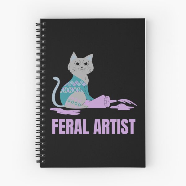 Item preview, Feral Artist - A funny design for designers and cat lovers   designed and sold by jennyjacksonaj.