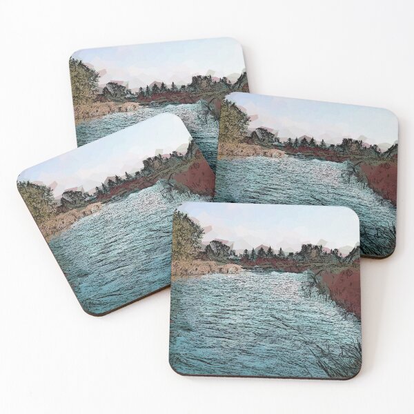 Item preview, Geodesic Downstream Flow designed and sold by Leslie Montgomery Art.