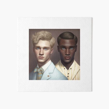 Handsome Boys Art Board Print
