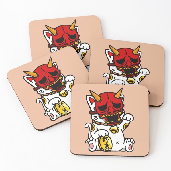 Item preview, kitty in the devil mask designed and sold by si3iy.