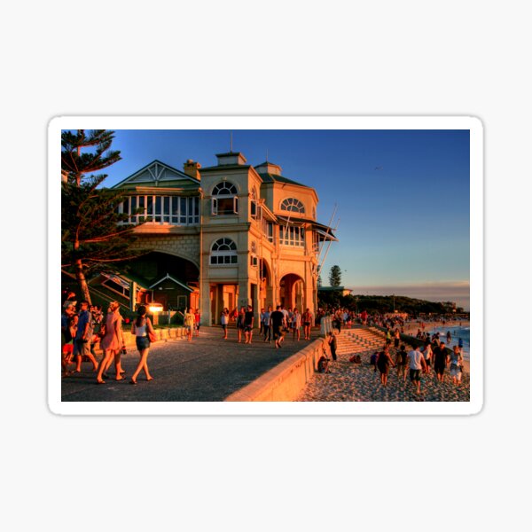 Item preview, Sun Setting on the Indiana Tea House, Cottesloe, W.A. designed and sold by ChristineJayne.
