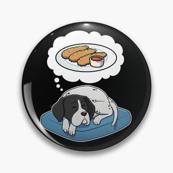 Artikelvorschau, English Pointer dreaming about Chicken Tenders entworfen und verkauft von DoggieDelights.