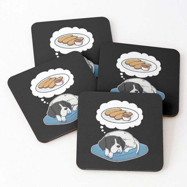 Item preview, English Pointer dreaming about Chicken Tenders designed and sold by DoggieDelights.