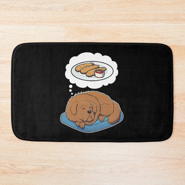 Item preview, Tibetan Mastiff dreaming about Chicken Tenders designed and sold by DoggieDelights.