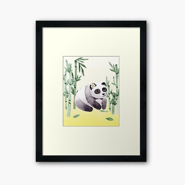 Aperçu de l'œuvre Panda assis mignon créée et vendue par Decolarity.