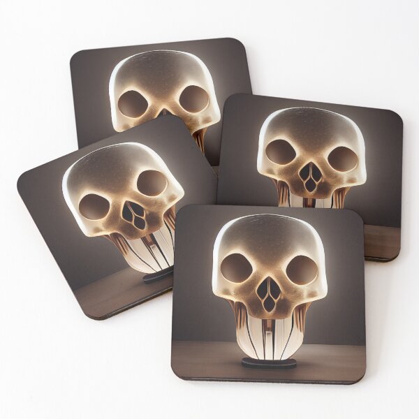 Item preview, skull lamp designed and sold by agarimoart.