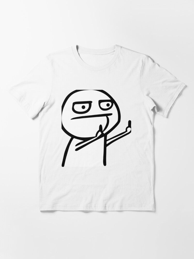 Funny Fuck Middle finger Troll Face Meme Metal Print for Sale by Tee Story