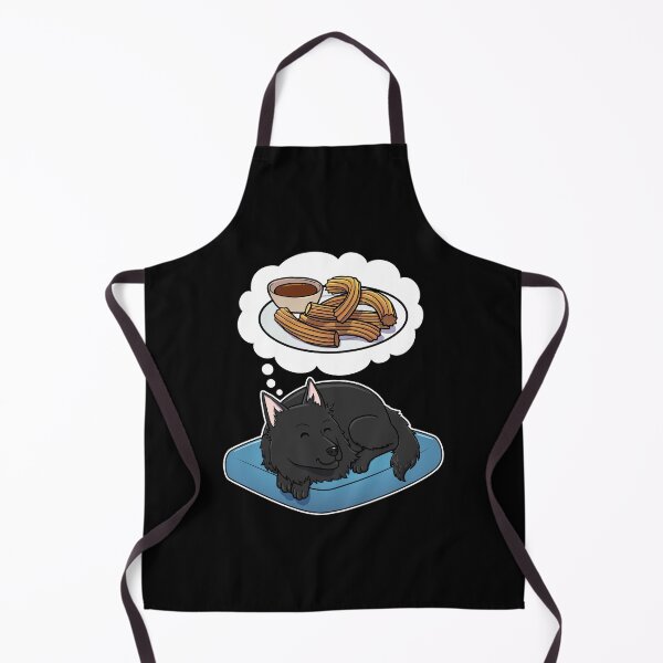 Item preview, Belgian Sheepdog dreaming about Churros designed and sold by DoggieDelights.