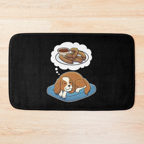 Item preview, Cavalier King Charles Spaniel dreaming about Churros designed and sold by DoggieDelights.