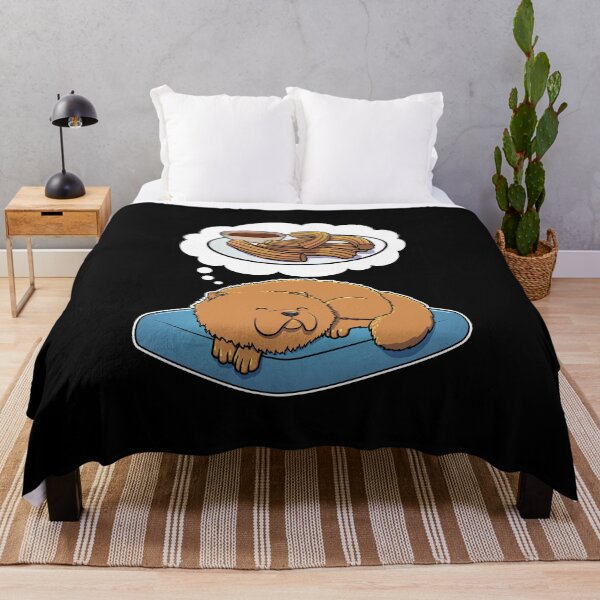 Item preview, Chow Chow dreaming about Churros designed and sold by DoggieDelights.