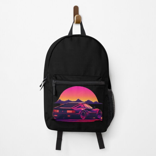 Item preview, Ferrari Miami Vice synthwave sunset designed and sold by SpaceCars.